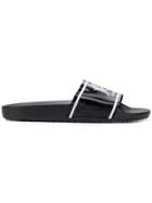 Plein Sport Tiger Slippers - Black