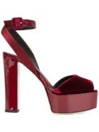 Giuseppe Zanotti Design Betty Platform Sandals - Red