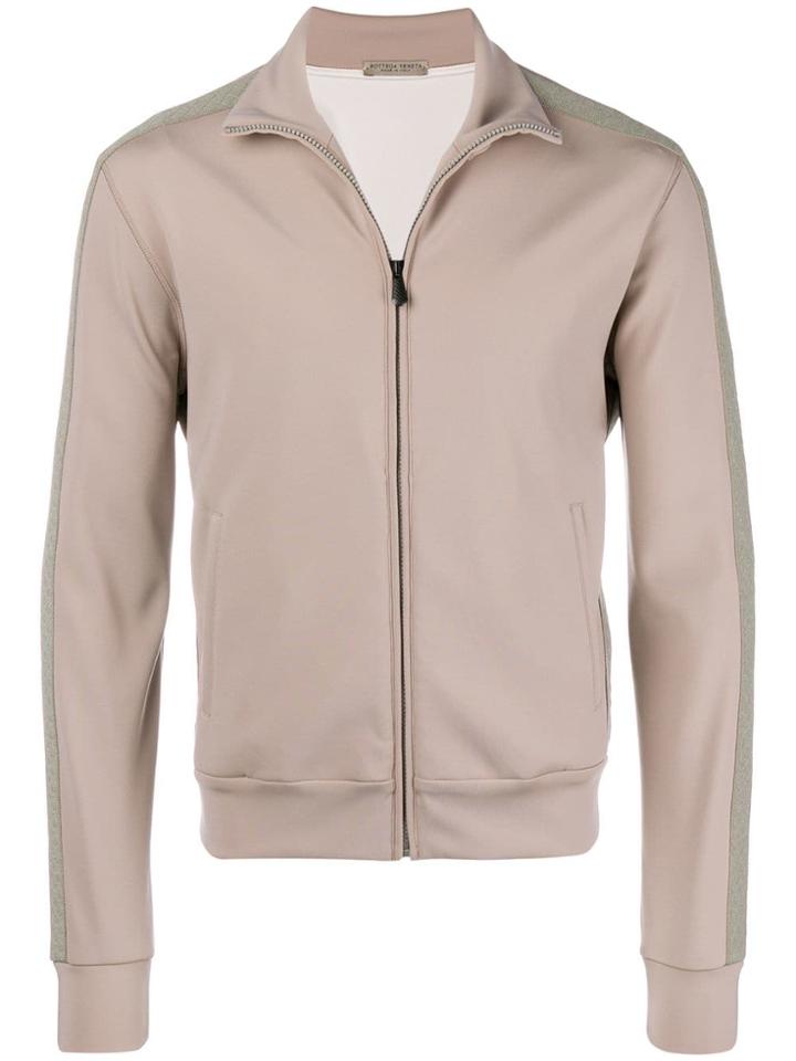 Bottega Veneta Intrecciato Track Jacket - Pink & Purple