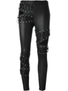 Saint Laurent Slit Lace-up Trousers