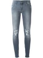 7 For All Mankind 'the Skinny' Jeans, Women's, Size: 31, Grey, Cotton/polyester/spandex/elastane