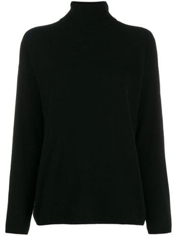 Iris Von Arnim Roll Neck Jumper - Black
