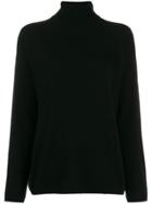 Iris Von Arnim Roll Neck Jumper - Black