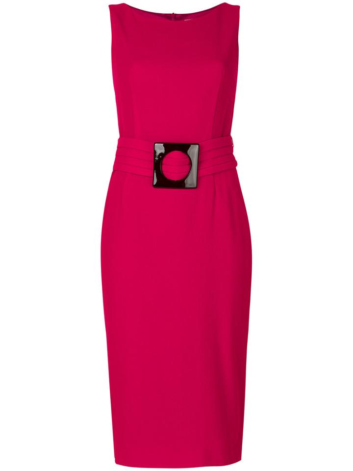 Goat - Elena Pencil Dress - Women - Polyester/acetate/wool - 14, Red, Polyester/acetate/wool