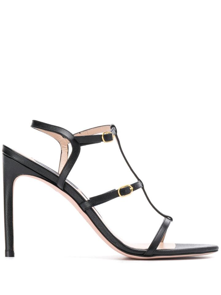 Stuart Weitzman Lyric 105 Sandals - Black