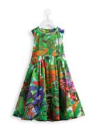 Marni Kids Floral Print Dress, Girl's, Size: 8 Yrs, Green