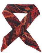 Pleats Please By Issey Miyake Pleated Scarf, Women's, Brown, Polyester