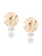 Rachel Comey Gold And Pearl Earrings