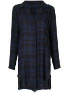 Unravel Project Loose Checkered Knitted Top - Black