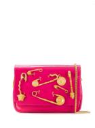 Versace Safety Pin Shoulder Bag - Pink
