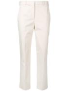Jil Sander Navy Cropped Tailored Trousers - Neutrals
