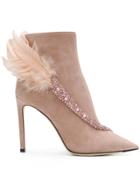 Jimmy Choo Tanya 100 Boots - Nude & Neutrals
