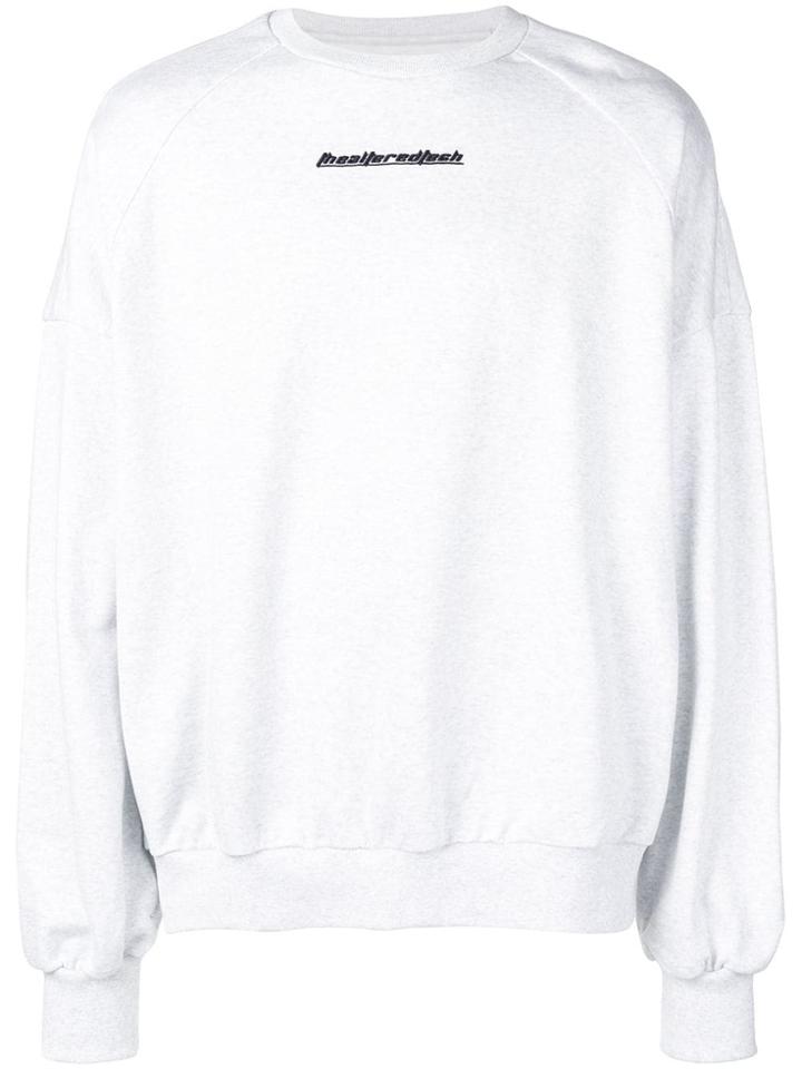 Juun.j Rear Print Sweatshirt - Grey