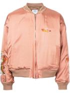 Doublet Embroidered Bomber Jacket - Pink & Purple