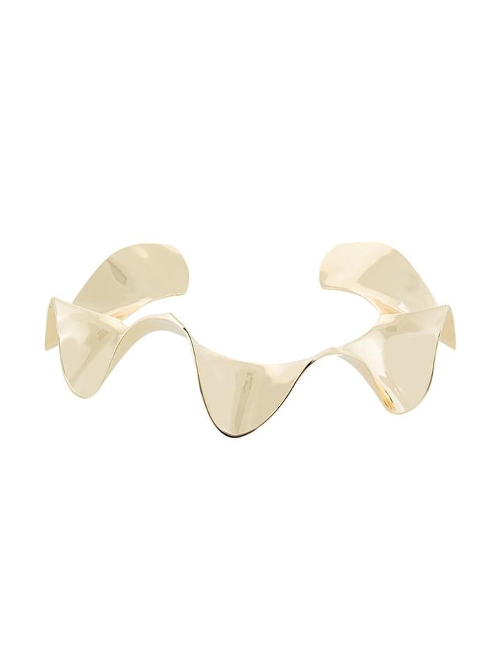 Arme De L'amour Twisted Choker Necklace - Metallic