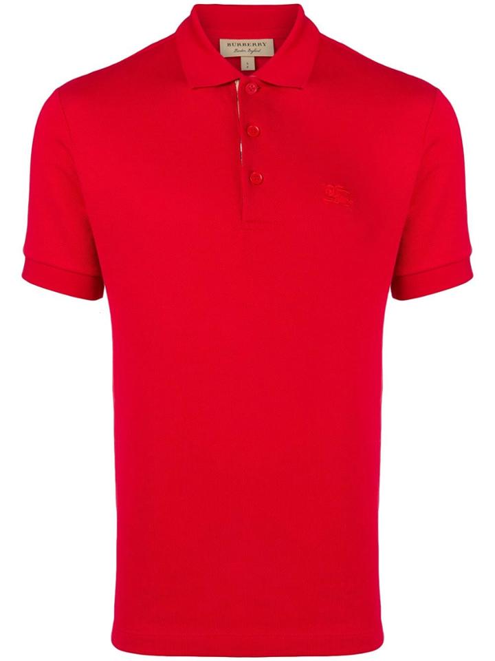 Burberry Embroidered Logo Polo Shirt - A1369