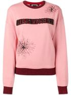 Pinko Slogan Embroidered Sweatshirt