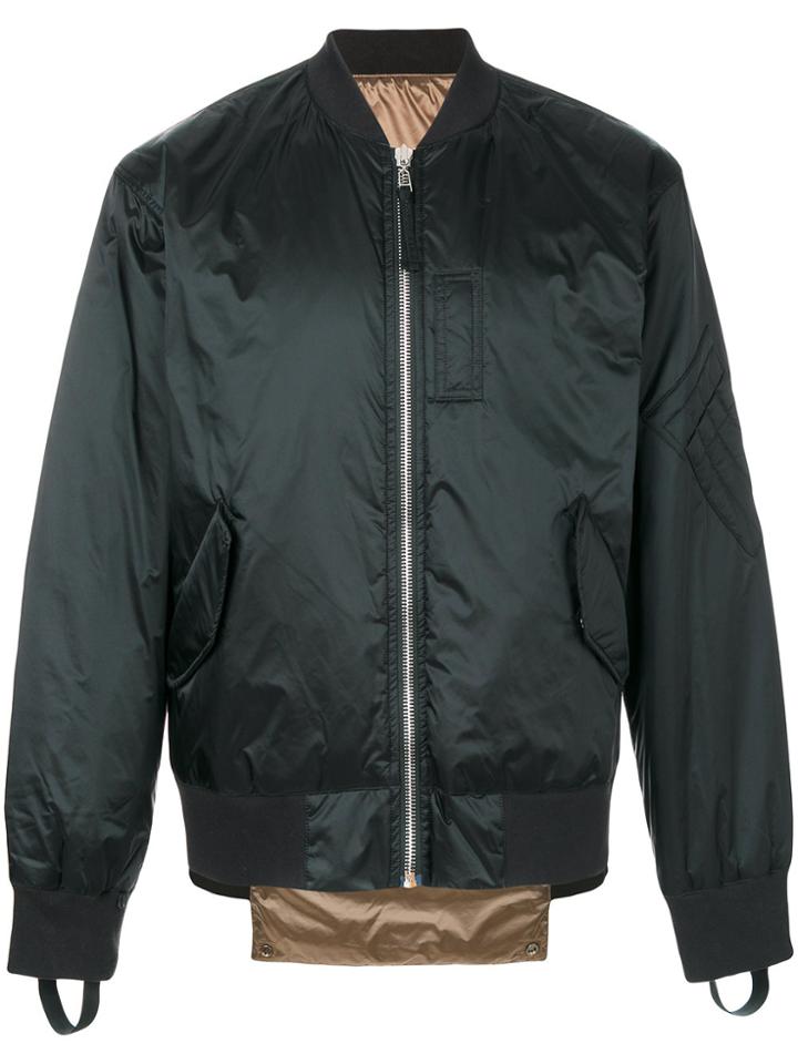 Helmut Lang Reversible Bomber Jacket - Black