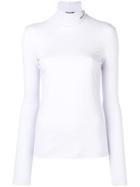 Calvin Klein 205w39nyc Fitted Roll Neck Top - Neutrals