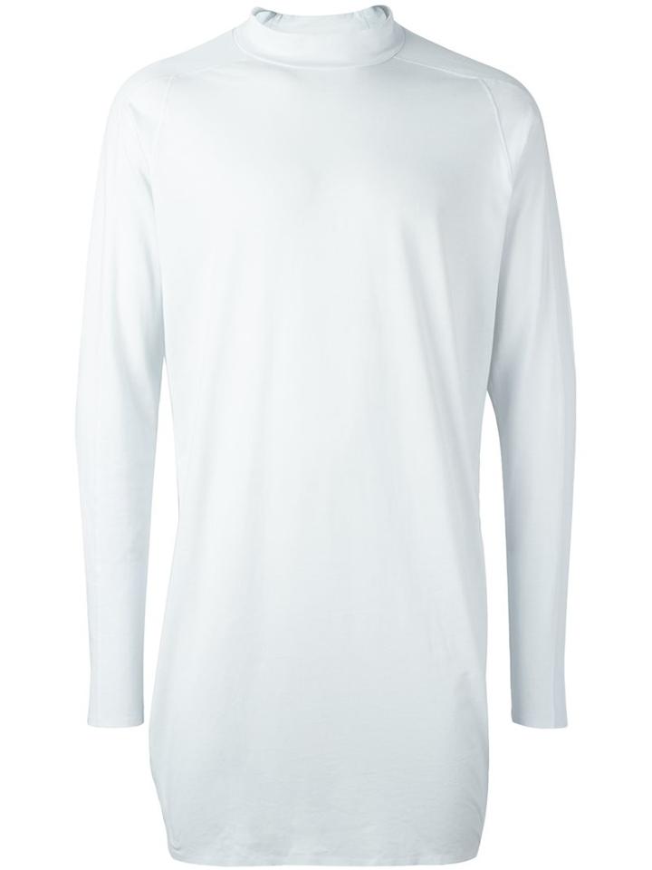 Y-3 Long-sleeved T-shirt, Men's, Size: Medium, White, Cotton