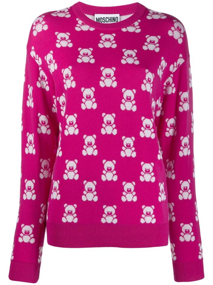 Moschino Teddy Bear Jumper - Pink
