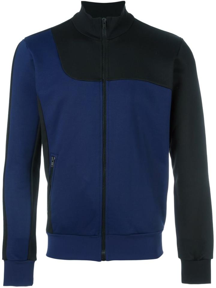 Maison Margiela Panelled Colour Block Zip Sweatshirt