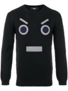 Fendi - No Words Sweater - Men - Wool - 46, Black, Wool