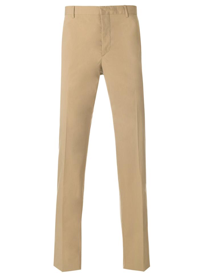 Prada Straight Leg Chinos - Brown