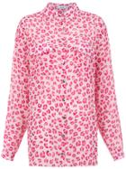 Amir Slama Jaguar Silk Shirt - Pink & Purple