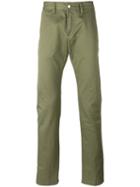 Edwin '55' Chino Trousers, Men's, Size: 34, Green, Cotton