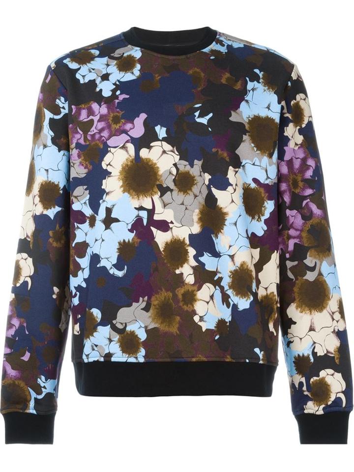 Versace Floral Print Sweatshirt