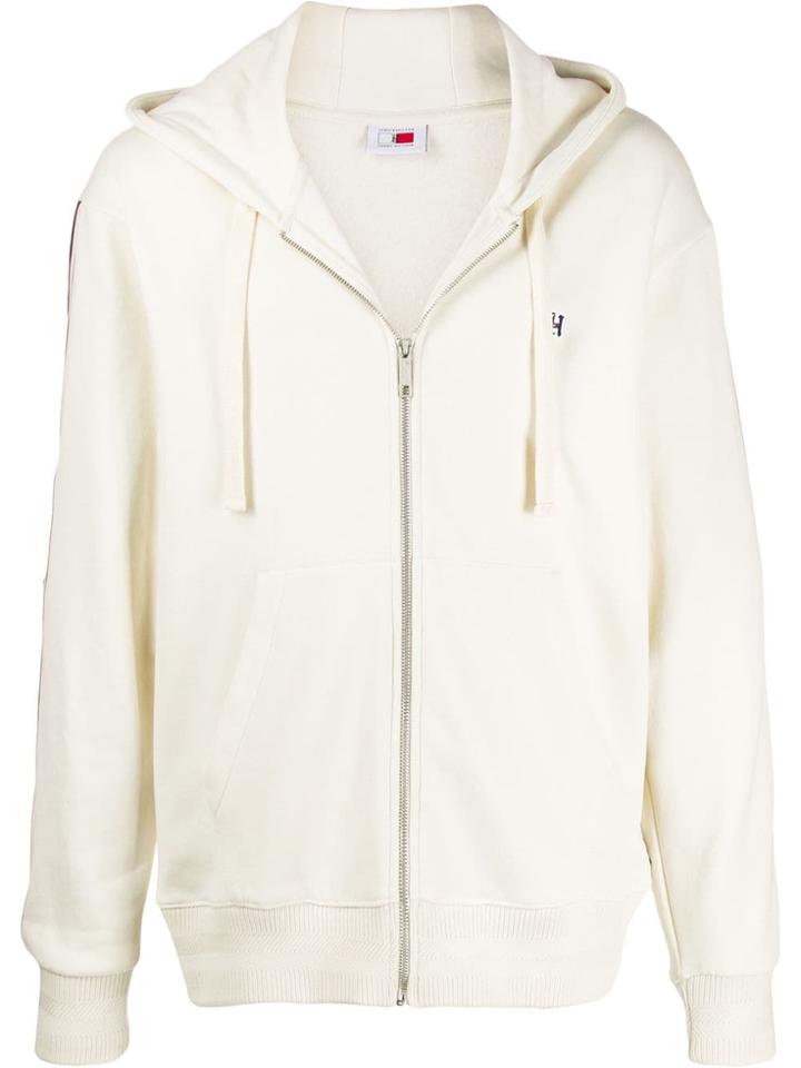 Tommy Hilfiger Lewis Hamilton Side Logo Hoodie - Neutrals