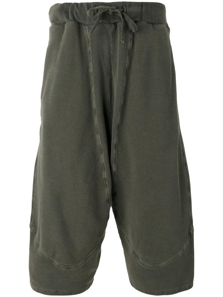 Andrea Ya'aqov Track Shorts, Men's, Size: Small, Brown, Cotton