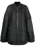 Rick Owens Oversized Bomber Jacket - Black