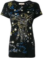 Valentino 'astro Couture' T-shirt, Women's, Size: Large, Black, Cotton