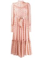 Zimmermann Espionage Swing Yoke Dress - Pink