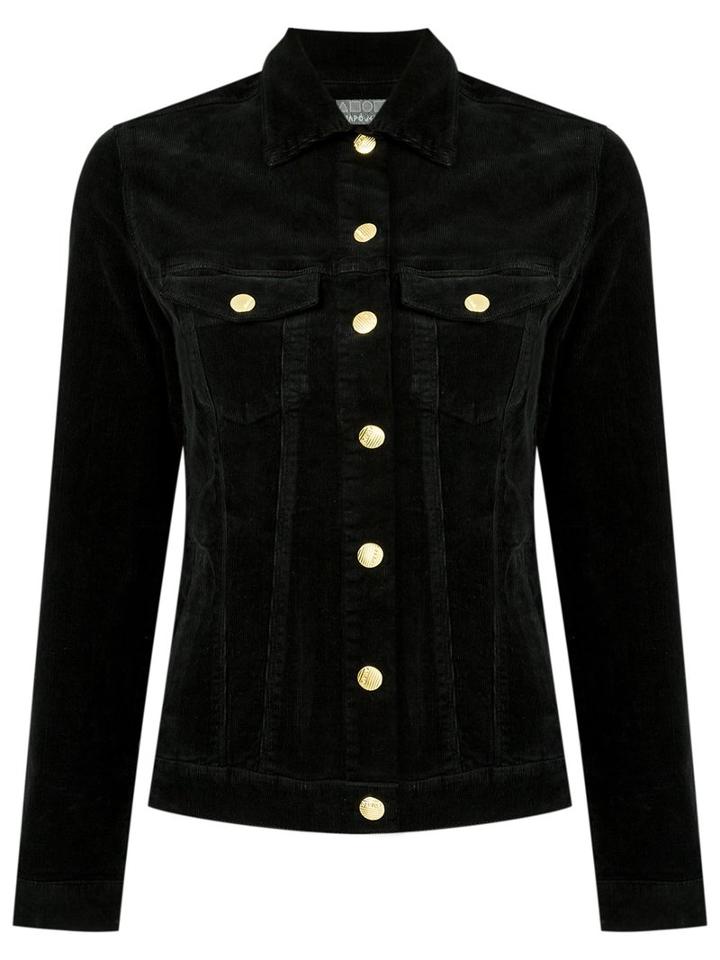 Amapô - Velvet Jacket - Women - Cotton/elastodiene - Pp, Black, Cotton/elastodiene