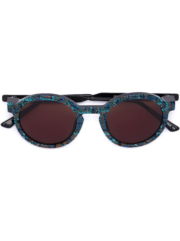 Thierry Lasry Sobriety Sunglasses, Women's, Blue, Glass/acetate