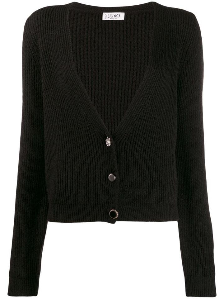 Liu Jo V-neck Cardigan - Black