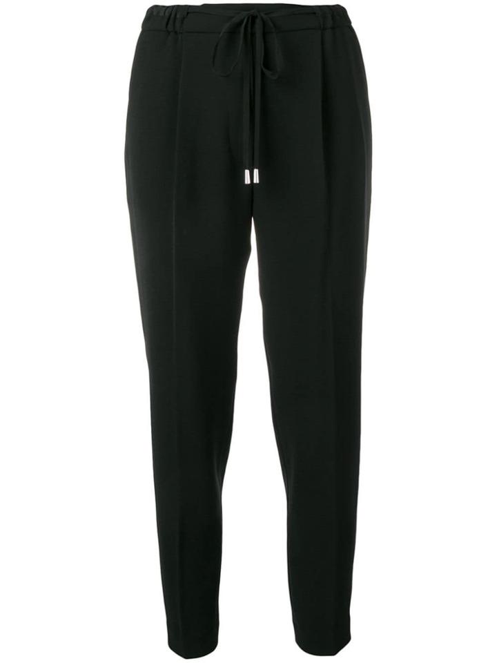 Antonelli Tapered Drawstring Trousers - Black