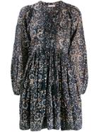 Ulla Johnson Patterned Short Dress - Blue