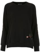 Andrea Bogosian Appliqué Sweatshirt - Black