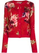 Twin-set Floral Cardigan - Red