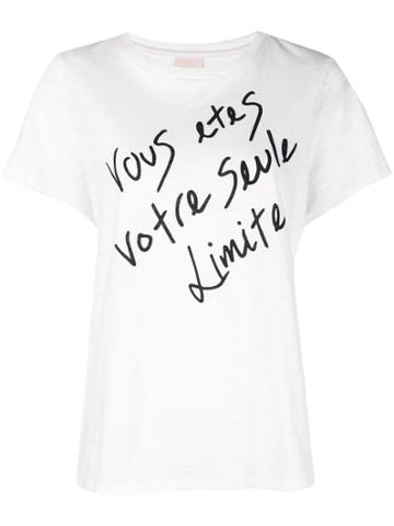 Cinq A Sept Vous Etes T-shirt - White