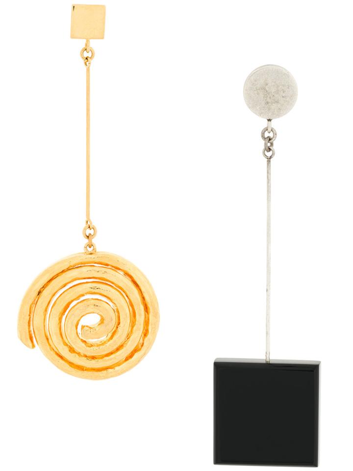 Jacquemus Le Carré Earrings - Metallic