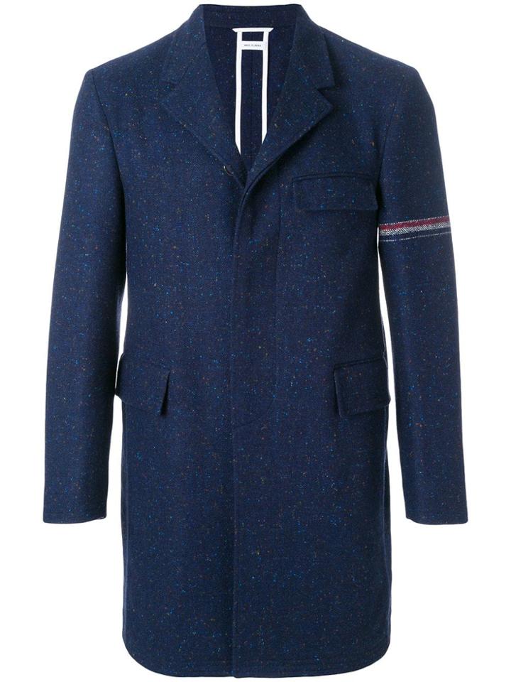 Thom Browne Engineered Stripe Classic Unconstructed Chesterfield