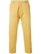 Ami Paris Straight Fit Trousers - Neutrals