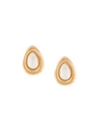 Céline Pre-owned Teardrop Pearl Earrings - Gold