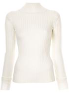 Y's Ribbed Jumper - White