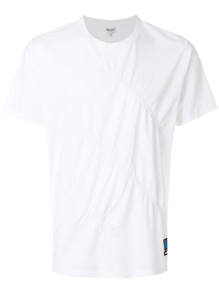 Kenzo Front Logo Patch T-shirt - White